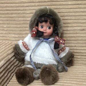 Artic Circle Eskimo Doll soft cuddly baby to collect